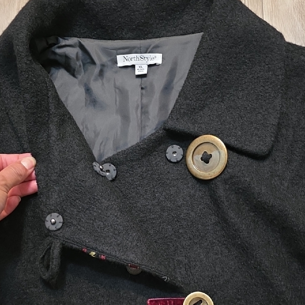 NorthStyle Artisan Boiled Wool Jacket .Size XL - Picture 8 of 16